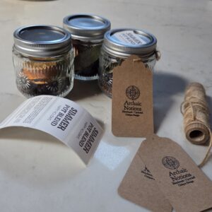 photo of simmer pot blend in mason jar