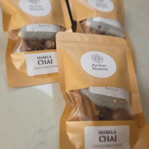 picture showing envelope with masala chai spices and tea